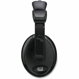 Adesso Xtream H5 Wired Over-the-head Stereo Headset - Black - Binaural - Circumaural - 32 Ohm - 20 Hz to 20 kHz - 182.9 cm