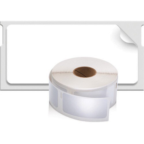 Dymo LabelWriter Small Multipurpose Labels - 1" Width x 2 1/8" Length - Direct Thermal - White - 500 / Roll - 500 Box