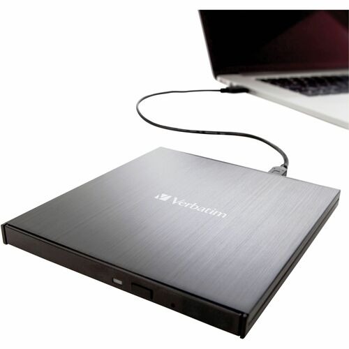 Verbatim Blu-ray Writer - External - BD-R/RE Support/6x BD Write/8x DVD Write - Double-layer Media Supported - USB 3.1 (Ge