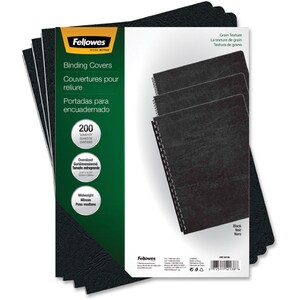Fellowes Expressions Oversize Grain Presentation Covers - 11.3" Height x 8.8" Width x 0.1" Depth - For Letter 8 3/4" x 11"