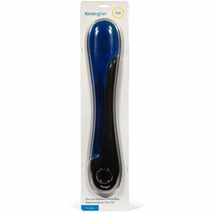 Kensington Duo Gel 62397 Handballenauflage - 10,3 mm x 479,4 mm x 88,9 mm Abmessung - Schwarz/Blau - 1 Stück