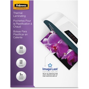 Fellowes ImageLast Thermal Laminating Pouches - Sheet Size Supported: Letter 9" Width x 11.50" Length - Laminating Pouch/S