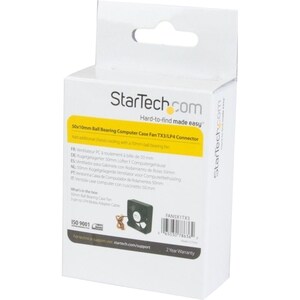 StarTech.com Each Cooling Fan - 50 mm Maximum Fan Diameter - 14.51m³/h Maximum Airflow - 4500 rpm - 25 dB Noise - 3-pin TX