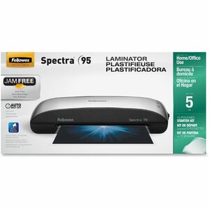 Fellowes Spectra™ 95 Thermal Laminator for Home or Home Office Use with 10 Pouch Starter Kit - Pouch - 9.50" Lamination Wi