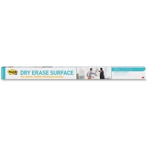 Post-it® Self-Stick Dry-Erase Film Surface - 48" (4 ft) Width x 72" (6 ft) Length - White - Rectangle - Flexible, Stain Re