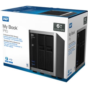 My Book® Pro 6TB dual-drive, high-speed Tbolt2, Mac OS X RAID storage - Intel Xeon Dual-core (2 Core) - 6 TB Installed HDD