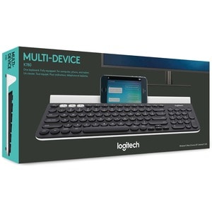 Logitech K780 Multi-Device Wireless Keyboard for Windows, Apple, Android or Chrome, Wireless 2.4GHz, Bluetooth, Smartphone