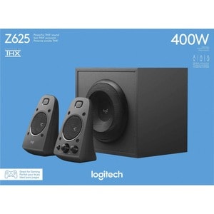 Logitech Z625 2.1 Speaker System - 200 W RMS - Black - THX - 1 Pack