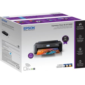 Epson Expression Photo XP-15000 Desktop Inkjet Printer - Color - 5760 x 1400 dpi Print - Automatic Duplex Print - 250 Shee