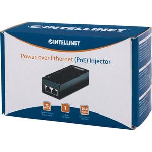 Intellinet PoE Inyector 802.3af 15.4 W Fast Ethernet - 120 V AC, 230 V AC Entrada - 48 V DC, 350mA Salida - 1 x 10/100Base