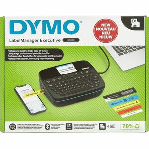 Dymo LabelManager 640 CB Electronic Label Maker - Thermal Transfer - 20 mm/s Mono - Tape6 mm, 9 mm, 12 mm, 19 mm, 24 mm - 