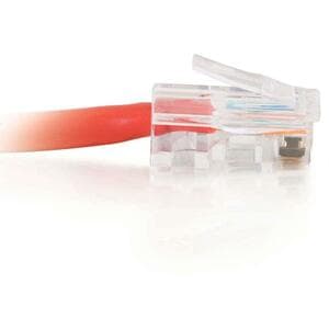 7FT CAT5E RJ45 HD15 M/F 350MHZ PATCH CABLE RED