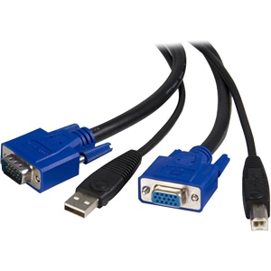 StarTech.com 6 ft 2-in-1 USB KVM Cable - for KVM Switch - 6 ft - 1 Pack