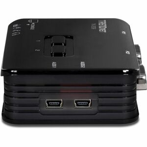 TRENDnet 2-Port USB KVM Switch and Cable Kit with Audio, Manage Two PCs, USB 1.1, Hot-Plug, Auto-Scan, Hot-Keys, Windows &