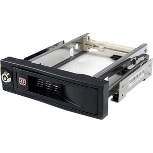 StarTech 5.25" Tray-Less SATA Hot-Swap Hard Drive Bay, Storage mobile rack, black, TAA - Hot-swap any 3.5in SATA hard driv