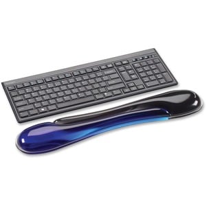 Kensington Duo Gel 62397 Wrist Rest - 10.3 mm x 479.4 mm x 88.9 mm Dimension - Black & Blue - 1 Each