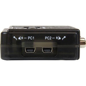 StarTech.com 2 Port USB KVM Kit with Cables and Audio Switching - KVM / audio switch - USB - 2 ports - 1 local user - 2 Port