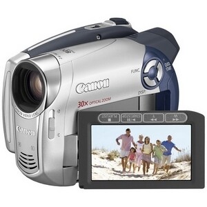 Canon DC201 Digital Camcorder - 6.9 cm (2.7") LCD Screen - 1/6" CCD - 16:9 - 30x Optical Zoom - 800x Digital Zoom - Electr