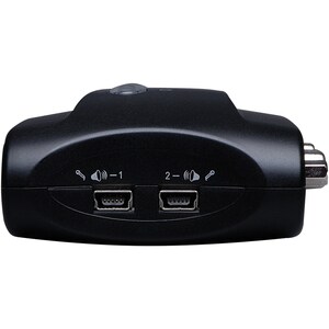 Tripp Lite by Eaton 2-Port Compact USB KVM Switch with Audio and Cable - 2 Computer(s) - QXGA - 2048 x 1536