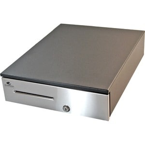 apg®Heavy- Duty Point of Sale Cash Drawer | Series 4000 JD320-BL1317 - USD 4 Bill - 4 Coin - 1 Media Slot - 4 Lock Positio