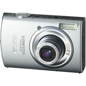Canon Digital IXUS 860 IS 8 Megapixel Compact Camera - Silver - 7.6 cm (3")LCD - 3.8x Optical Zoom - 4x Digital Zoom - 326