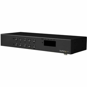 StarTech.com 4x4 VGA Video Matrix Switch Splitter with Audio - 4 x HD-15 Video In