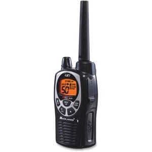 Midland GXT1000VP4 Up to 36 Mile Two-Way Radio - 50 Radio Channels - 22 GMRS - Upto 158400 ft - Auto Squelch, Hands-free, 