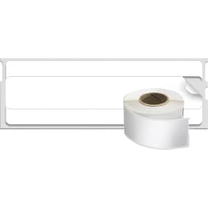 Dymo 30327 Labelwriter File Folder Labels - "9/16" x 3 7/16" Length - Direct Thermal - White - 130 / Roll - 260 / Box