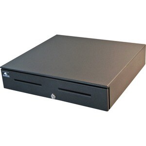 apg JB320-BL1816 Cash Drawer - USD 5 Bill - 5 Coin - 2 Media SlotPowered USB, - Black - 4.4" Height x 18" Width x 16.7" Depth