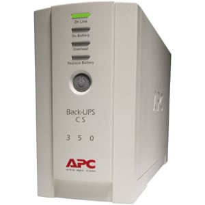 APC by Schneider Electric BACK-UPS CS 350VA Tower - Tower - 4.70 Minute Stand-by - 220 V AC Input - 230 V AC Output - Seri