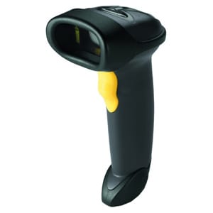 Zebra Symbol LS2208 Handheld Barcode Scanner - Cable Connectivity - 100 scan/s - 431.80 mm Scan Distance - 1D - Laser - Li