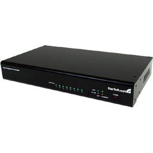 StarTech.com 8 Port VGA over Cat5 Digital Signage Broadcaster with RS232 & Audio - 2 x 8 - UXGA - 984.25ft