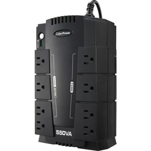 CyberPower Standby CP550SLG 550 VA Desktop UPS - Compact - 8 Hour Recharge - 2 Minute Stand-by - 120 V AC Input - 120 V AC
