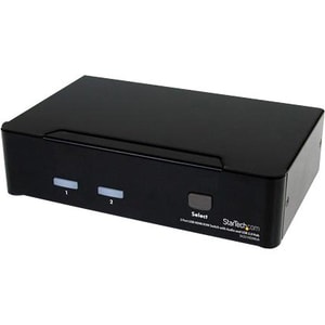 StarTech.com 2 Port USB HDMI KVM Switch w/ Audio & USB 2.0 Hub - 2-port USB HDMI KVM Switch lets you control two USB-enabl