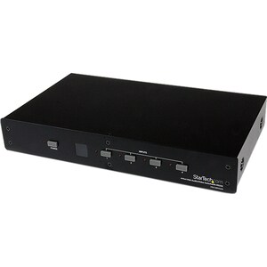 StarTech.com 4 Port VGA Video Audio Switch with RS232 control - 1920 x 1200 - WUXGA - 1080p - 4 Input Device - 1 Display