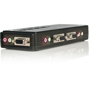 StarTech.com SV411KUSB - KVM / audio switch - USB - 4 ports - 1 local user - 4 Computer(s) - QXGA - 2048 x 1536 - 4 x USB 