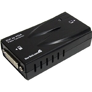 StarTech.com High Resolution Video DVI to VGA Converter - Cable for Monitor, Projector - First End: 1 x 19-pin DVI-D Digit