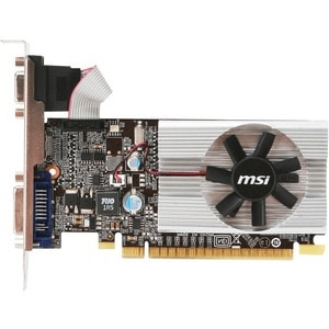 MSI NVIDIA GeForce 210 Graphic Card - 1 GB GDDR3 - Low-profile - 589 MHz Core - 64 bit Bus Width - PCI Express 2.0 x16 - H