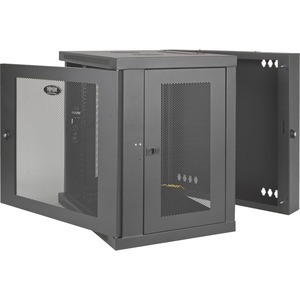 Tripp Lite 10U Wall Mount Rack Enclosure Server Cabinet Hinged w/ Door & Sides - 19" 10U Wall Mounted SERVER CABINET HINGE