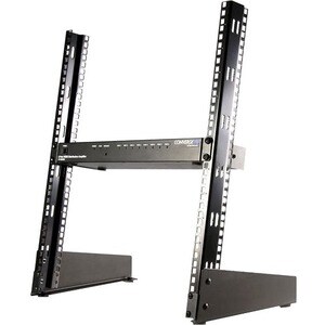 StarTech.com 2-Post 12U Desktop Server Rack, Open Frame 19in Network Rack, Small Home/Office Rack for AV / Studio / Data /