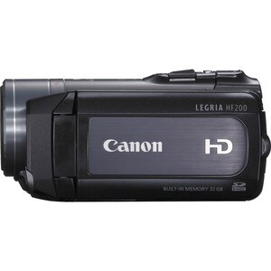Canon Legria HF200 Digital Camcorder - 6.9 cm (2.7") LCD Screen - 1/4" CMOS - Full HD - 16:9 - 3 Megapixel Image - 3.3 Meg