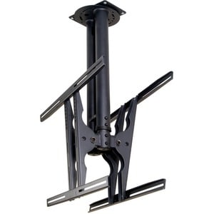 Neomounts Neomounts Pro PLASMA-C100 Ceiling Mount for Flat Panel Display - Black - Height Adjustable - 68.6 cm to 152.4 cm