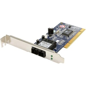 StarTech.com 100 Mbps Full/Low Profile MM SC Fiber PCI NIC Card - PCI-X - 1 Port(s) - 1 x SC Port(s)