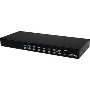 StarTech.com 8 Port 1U Rackmount USB KVM Switch with OSD - 8 Computer(s) - 1920 x 1440 - 1U - Rack-mountable