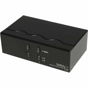 StarTech.com 2x2 VGA Matrix Video Switch Splitter with Audio - 1920 x 1440 - 2 Input Device - 2 Display - Computer, Displa