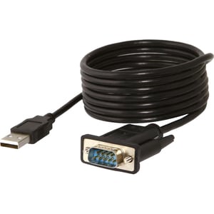 Sabrent USB 2.0 to Serial (9-Pin) DB-9 RS-232 Adapter Cable 6ft Cable (FTDI Chipset) - 6 ft Serial/USB Data Transfer Cable