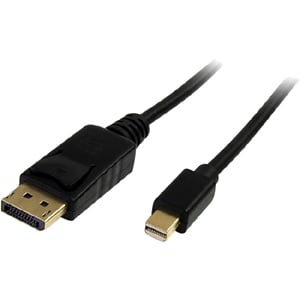 StarTech.com 2m (6ft) Mini DisplayPort to DisplayPort 1.2 Cable, 4K x 2K mDP to DisplayPort Adapter Cable, Mini DP to DP C