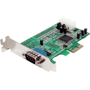 StarTech.com Scheda Seriale PCI Express a 1 Porta - Controller/Adattatore a DB9 PCIe RS232 - 16550 UART - Profilo Basso - 