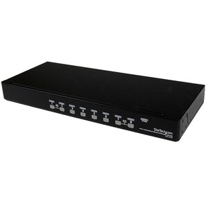 StarTech.com Switch KVM USB PS/2 a 8 porte montabile a rack 1U, con OSD - 8 Computer - 1 Utente Locale - 1920 x 1440 - 1U 