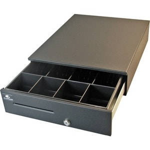 apg Heavy- Duty Point of Sale Cash Drawer | Series 4000 JB320-BL1317 - USD 4 Bill - 4 Coin - 1 Media Slot - Steel, Stainle